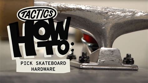 What Size Skateboard Hardware Tactics Youtube