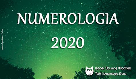 Numerologia 2020 Isabel Mitchell Tarot