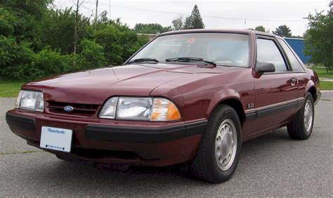 1990 Mustang Notchback Strawberry Red Ssp