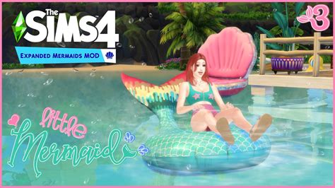 The Sims 4 เงอกเหนอเงอก Expanded Mermaids Mod ปนนำเปนตว Ep 3