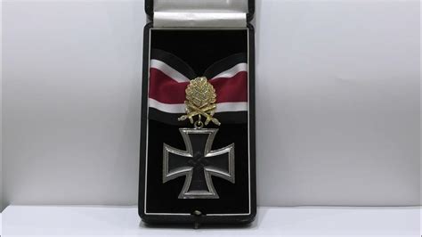 Knights Cross Of The Iron Cross With Golden Oak Leaves Swords And