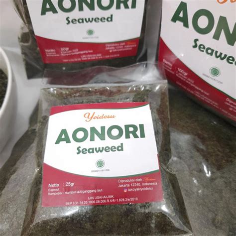 Jual Aonori Gram Nori Bubuk Seaweed Ao Nori Rumput Laut