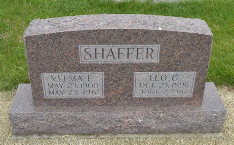 Velma Edna Hisey Shaffer M Morial Find A Grave