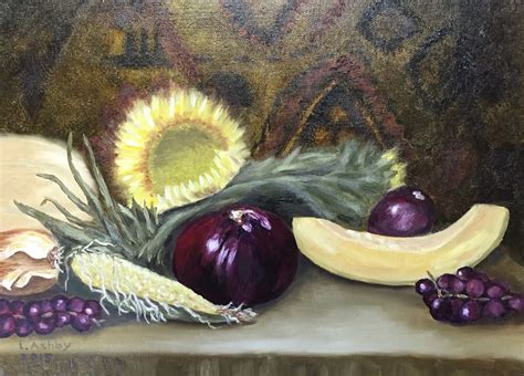 My Oil painting of a harvest | Painting, Oil painting, Art