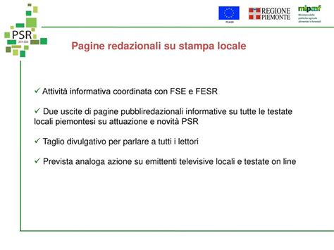 Psr Il Piano Di Comunicazione Ppt Scaricare