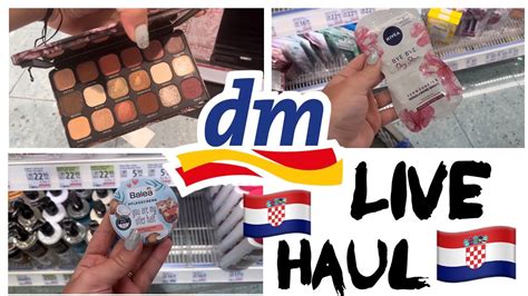 Dm Live Haul Mini Einkauf In Kroatien AlinaBerry YouTube