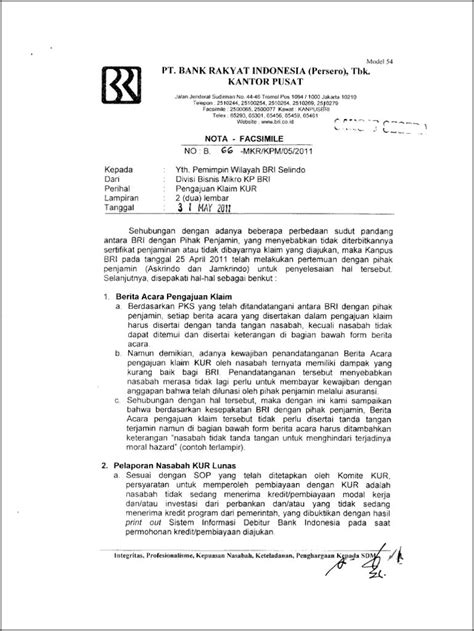 Contoh Surat Permohonan Keringan Klaim Asuransi Surat Permohonan