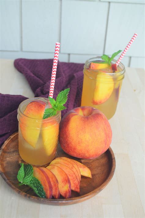 Friday Drink Day Cold Brew Peach Mint Iced Tea