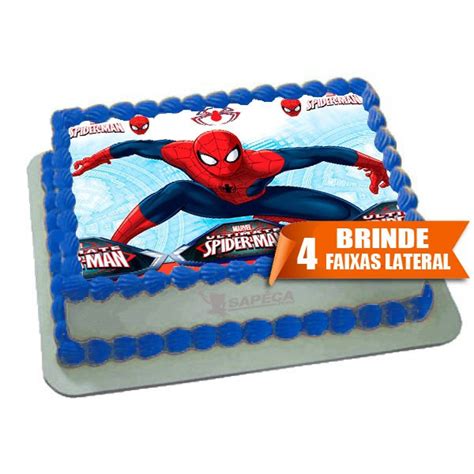 Papel Arroz Para Bolo Homem Aranha Mod Shopee Brasil