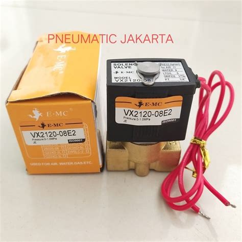 Jual Solenoid Valve Vx Ac V Dc V Emc Pneumatic Shopee