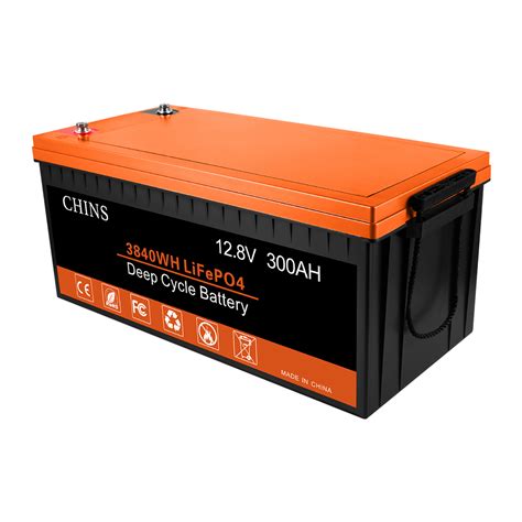 CHINS 12V 300Ah LiFePO4 Lithium Battery