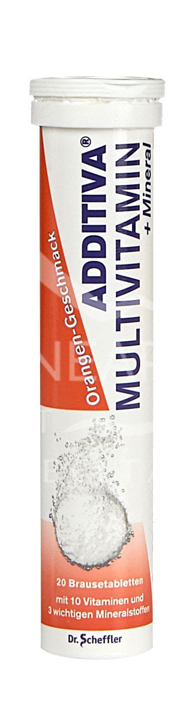 Additiva Multivitamin Mineral Brausetabletten Orange Schnell