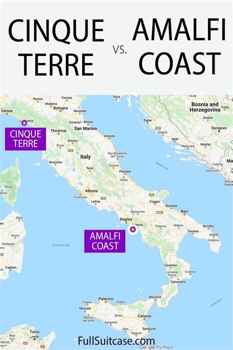 Cinque Terre Vs Amalfi Coast Detailed Comparison Info Tips Visit