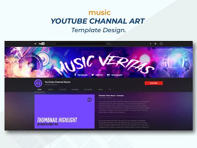 Music Youtube Banner designs, themes, templates and downloadable graphic elements on Dribbble