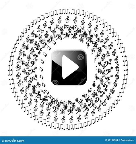 Play Music stock vector. Illustration of classic, concert - 42184384