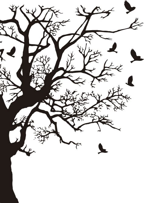 Autocollant Fen Tre Branches Avec Oiseaux Tenstickers