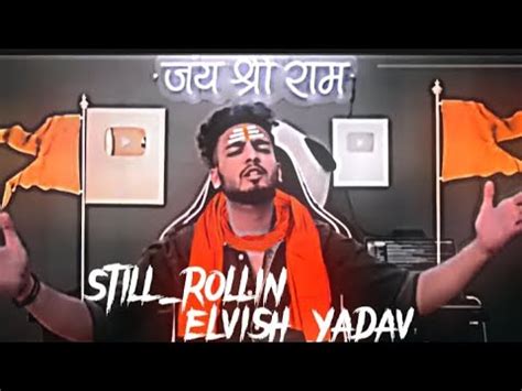 ELVISH YADAV ATTITUDE STATUS FT RDITS ELVISH YADAV GANGSTER