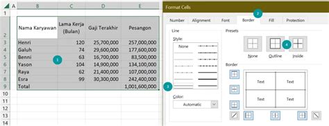 Bagaimana Cara Membuat Border Di Excel Excelandor 2025