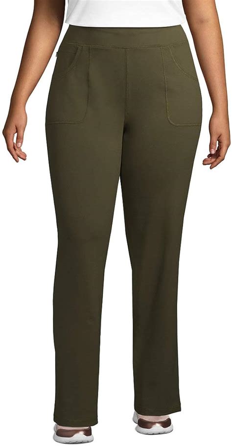 Lands End Womens Active 5 Pocket Pants At Amazon Womens Clothing Store