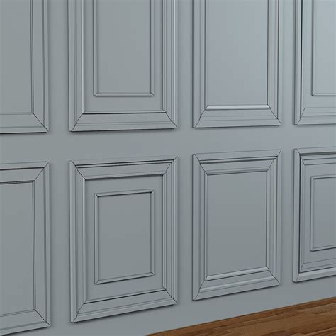 Wall Molding 15 Boiserie Classic Panels 3D Model CGTrader