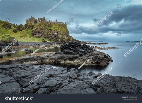 Dunluce Castle Among Most Impressive Ruins Stock Photo 1060900160 ...