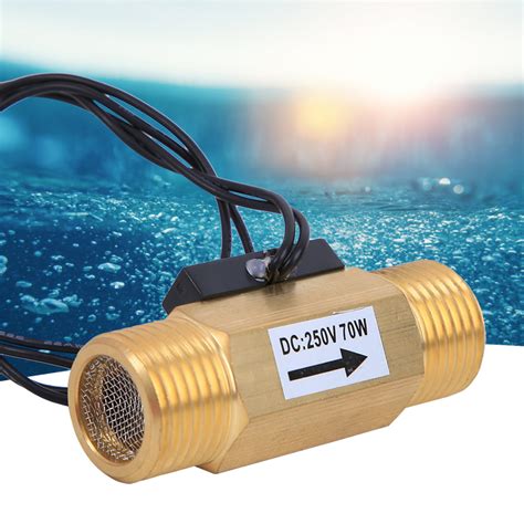 Water Flow Sensor Switch With 1 2 Inch Interface Electromagnetic Flowmeter Industrial Accessory