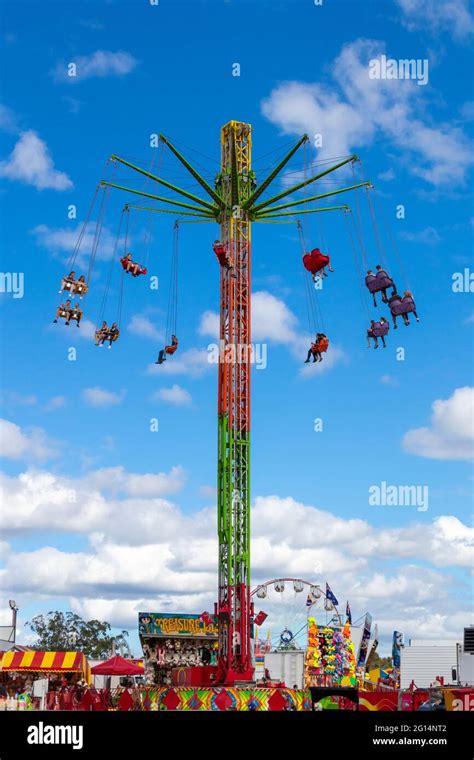 Fairground Ride Spin Excitement Hi Res Stock Photography And Images Alamy