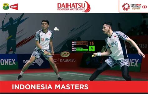 LINK Live Streaming Indonesia Master 2022 Hari Ini Jumat 10 Juni