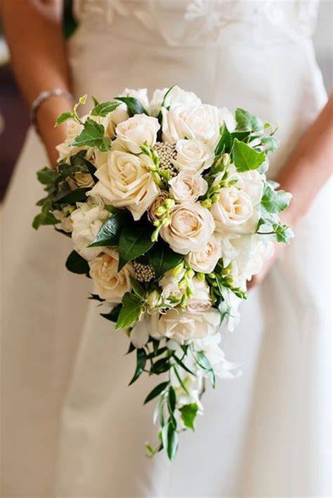 Stunning Cascading Bridal Bouquets