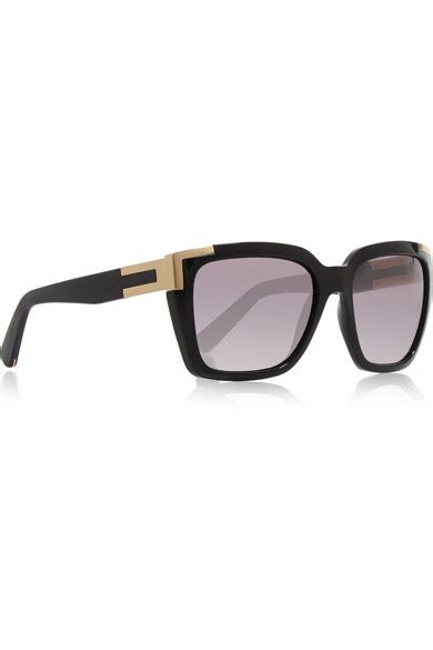 Chloé Square Frame Acetate Sunglasses Net A Porter