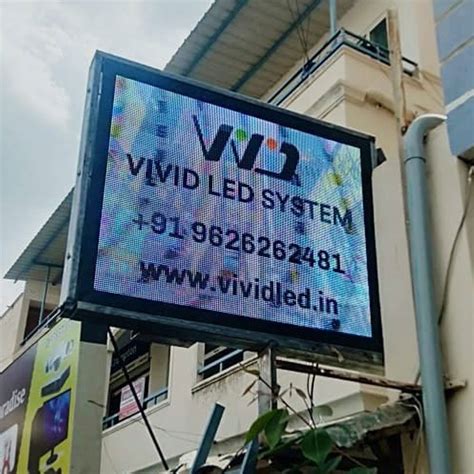 Rectangle Indoor Vivid Led P8 Outdoor LED Displays At Rs 3500 Square