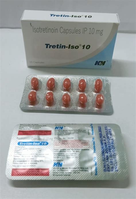 Tretin Iso 10 Mg Tab Isotretinoin For Personal Non Prescription At