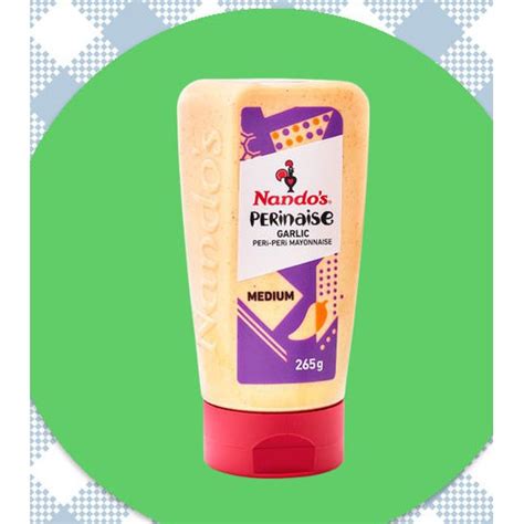Nando S Perinaise Peri Peri Mayonnaise Garlic Medium Hot Nando Sauce Dipping Mayonis Shopee