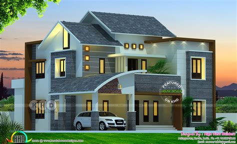 Modern Kerala home design by High View Builders - Kerala Home Design ...