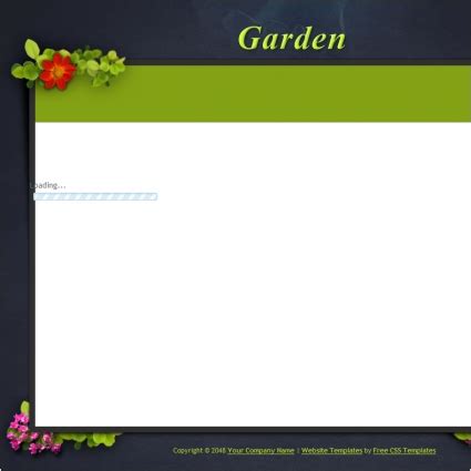 garden web templates