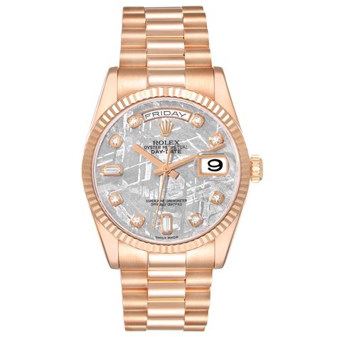 Rolex President Rose Gold 118235 Stock 60180 SwissWatchExpo