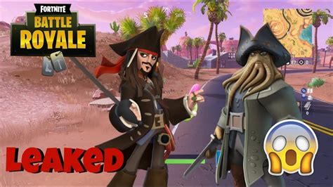 New Leaked Fortnite Season 5 Skins Jack Sparrow Youtube