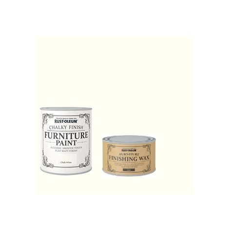 Rust Oleum Chalky Furniture Paint Chalk White L With Dark Furniture