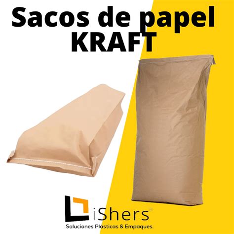 Sacos De Papel Kraft Kg Ishers Soluciones Plasticas Empaque