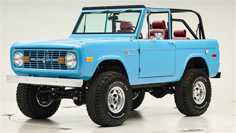 1969 Pale Blue Ford Bronco 1969 Classic Ford Bronco Hams Hotrod