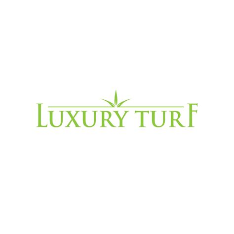 luxury turf logo design concept 10398796 Vector Art at Vecteezy