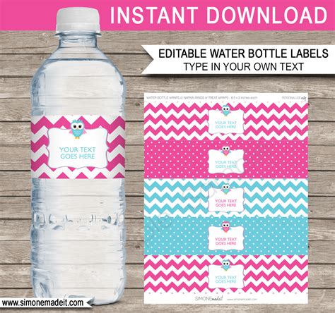 Baby Bottle Printable Template