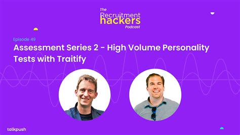 Assessment Series 2 High Volume Personality Tests With Traitify Youtube