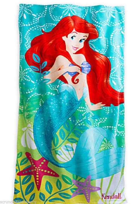 Disney Store Ariel The Little Mermaid Beach Towel 2016