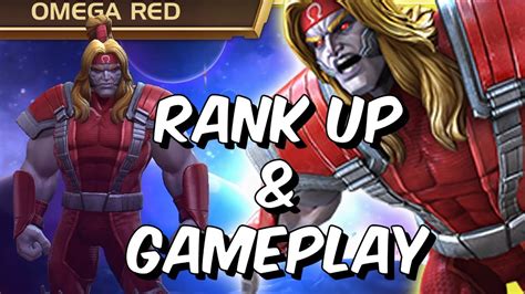 Omega Red Rank Up Abilities And Gameplay Marvel Contest Of Champions Youtube