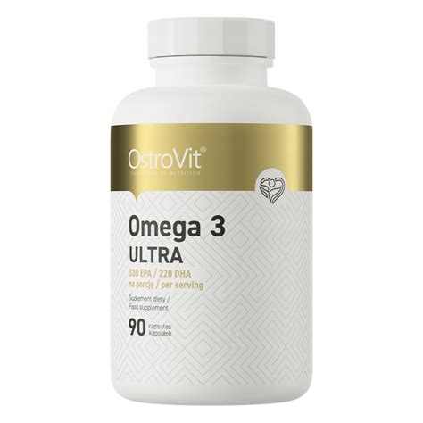 OstroVit Omega 3 ULTRA 90 kapslí EPA DHA WIT E Doplněk stravy za 235