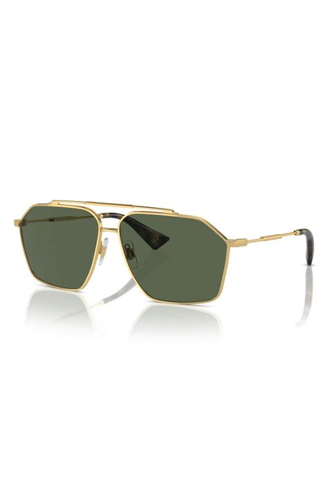 Dolce&Gabbana 61mm Polarized Pilot Sunglasses | Nordstrom