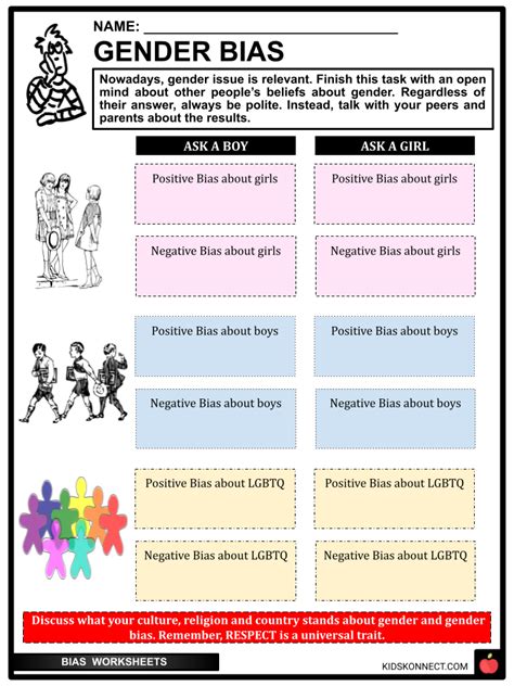 Bias Worksheets & Facts For Kids | Types, Examples, Impact