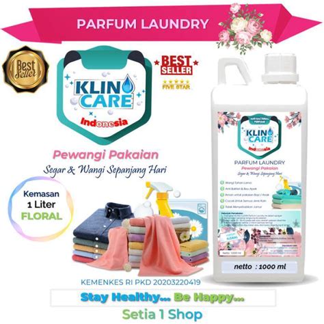 Promo Pewangi Pakaian Parfum Laundry 1 Liter Klino Care Kemenkes Ri