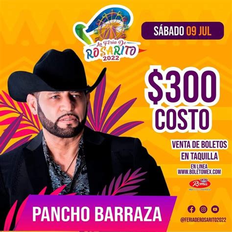 Pancho Barraza En La Feria De Rosarito Tijuana Eventos Conciertos